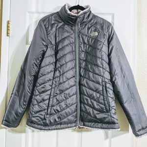 The North Face reversible lavender jacket